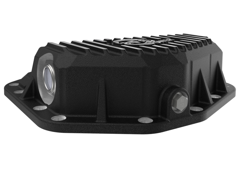 Ford F-250 Diff Cover - Front - aFe - Pro Series with Machined Fins - Black - `23-`26