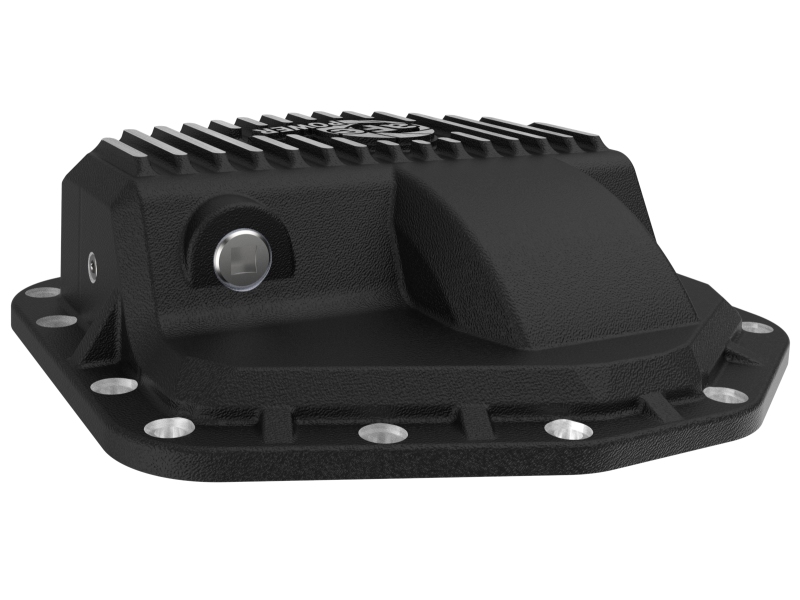 Ford F-250 Diff Cover - Front - aFe - Pro Series with Machined Fins - Black - `23-`26