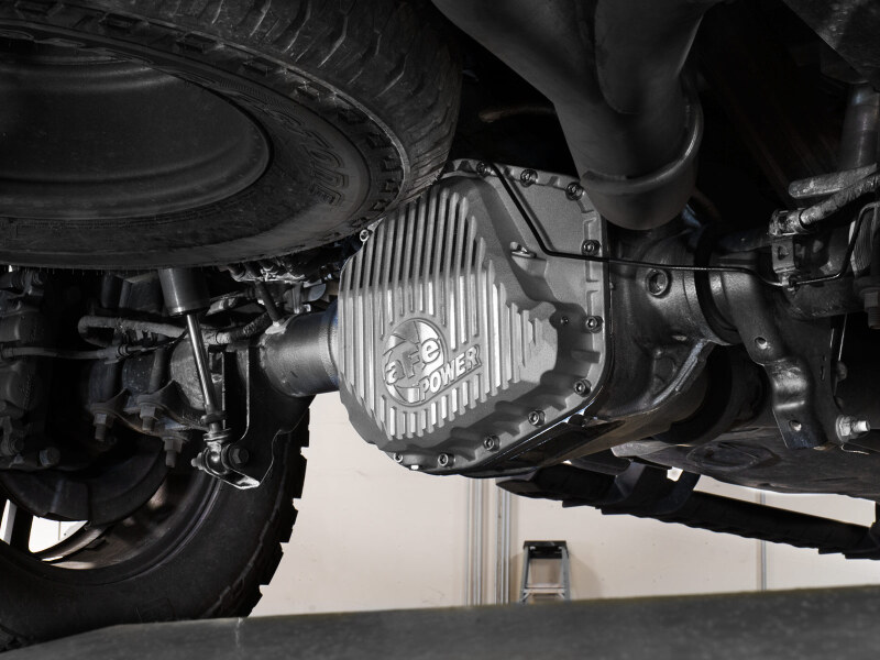 Ford F-250 Differential Cover - Rear - aFe - Street Series with Machined Fins - Raw - `23-`26