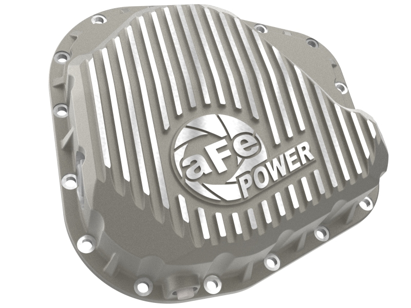 Ford F-250 Differential Cover - Rear - aFe - Street Series with Machined Fins - Raw - `23-`26