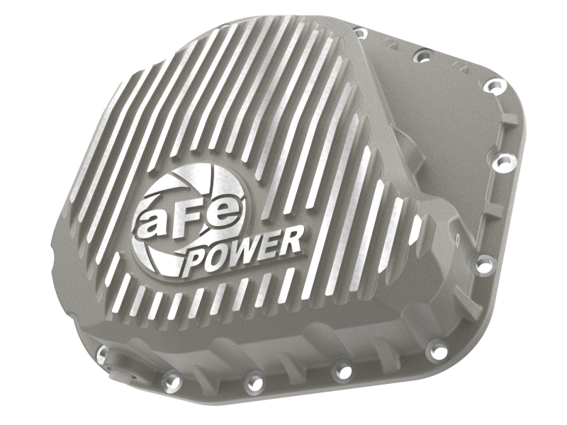 Ford F-250 Differential Cover - Rear - aFe - Street Series with Machined Fins - Raw - `23-`26