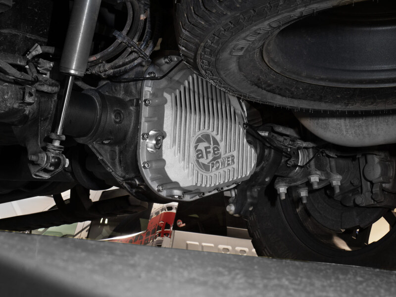 Ford F-350 Differential Cover - Rear - aFe - Street Series with Machined Fins - Raw - `23-`26
