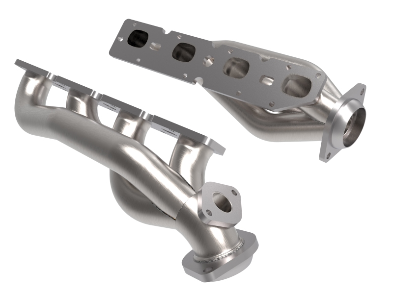 Ram 3500 Performance Exhaust - aFe - Twisted Steel 304SS Shorty Header - `19-`21