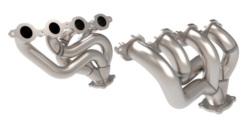 Chevrolet Camaro Performance Exhaust - aFe - Twisted Steel 1-3/4 IN 304 Stainless Steel Short Tube Header - `16-`21