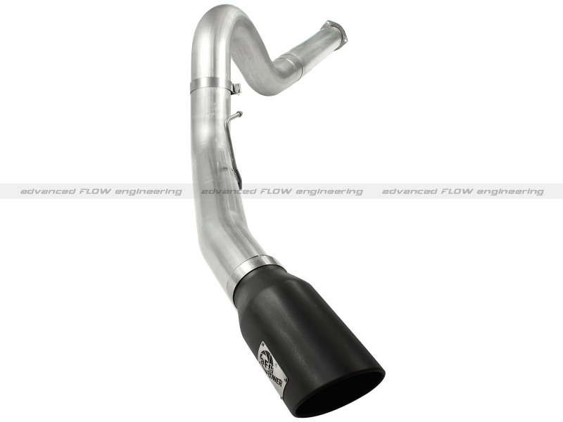 Ford Diesel Trucks Performance Exhaust - aFe - ATLAS DPF-Back - Wrinkle-Black - `11-`14