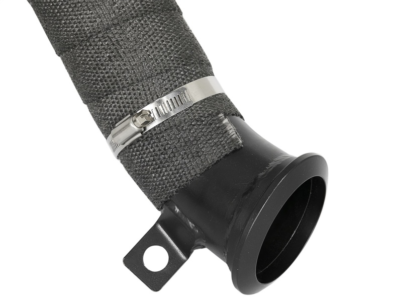 GMC 3500HD Performance Air Intake - aFe - ATLAS 3in Steel Down-Pipe - Black - `04-`10