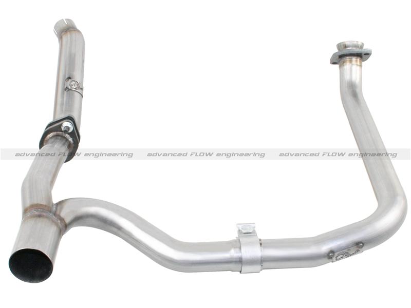 Jeep Wrangler JK Unlimited Performance Exhaust - aFe - Cat Back Aluminized Hi-Tuck - `07-`14