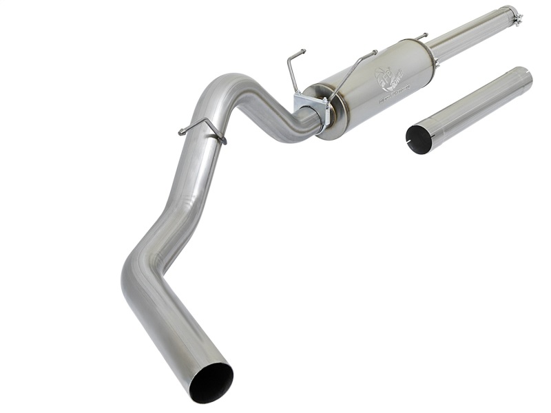 Dodge Diesel Trucks Performance Exhaust - aFe - Large Bore HD Cat-Back SS-409 - `03-`04