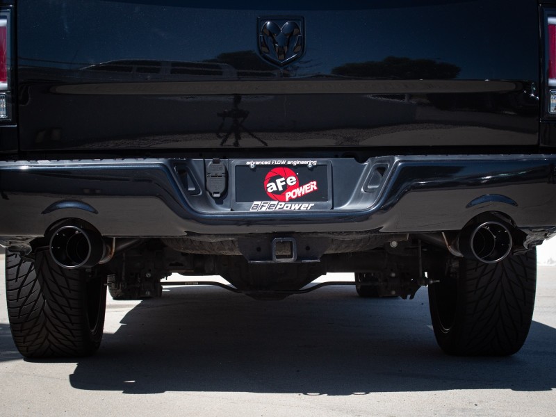 Dodge Ram 1500 Performance Exhaust - aFe - Gemini XV Cat Back - Black - `09-`18