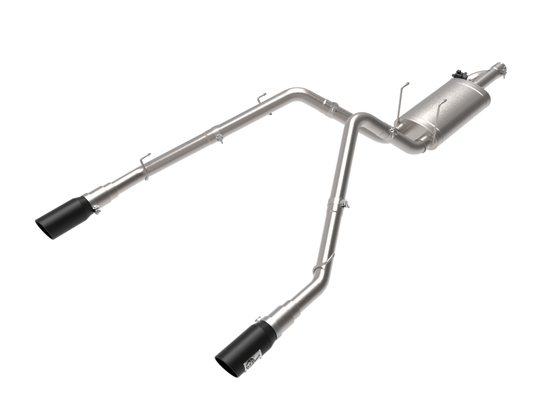 Dodge Ram 1500 Performance Exhaust - aFe - Gemini XV Cat Back - Black - `09-`18