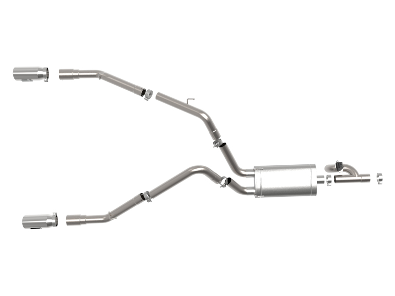 Ram 1500 Performance Exhaust - aFe - Gemini XV Cat Back - Polished - `09-`18