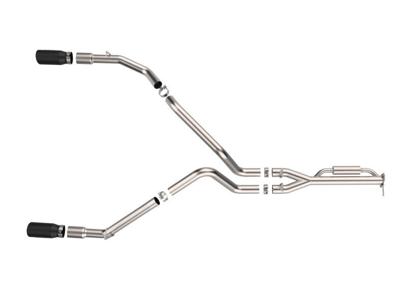 RAM 1500 Performance Exhaust - aFe - Vulcan Series Cat Back - Black - `25-`27