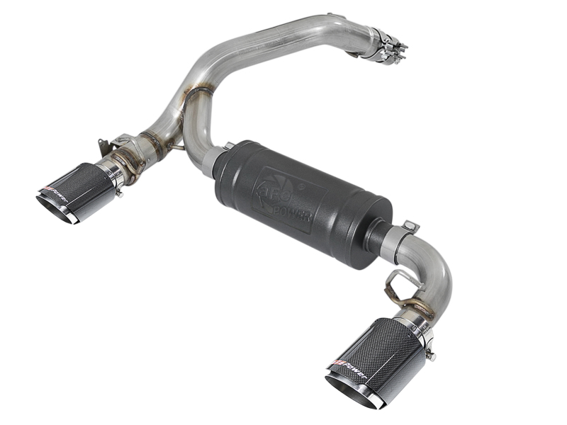 Ford Focus Performance Exhaust - Rear - aFe - Takeda 3