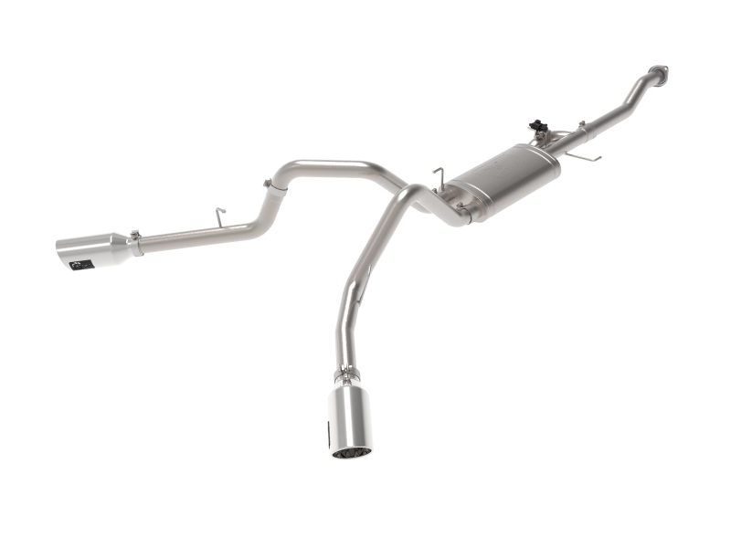 Ford F-150 Performance Exhaust - aFe - Cat Back, Gemini XV, 3in 304 Stainless Steel, Dual 4-1/2 Ford F-150 Performance Exhaust - aFe - Cat Back, Gemini XV, 3in 304 Stainless Steel, Dual 4-1/2