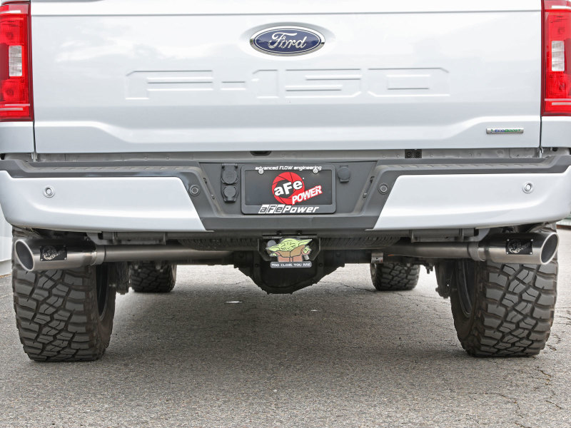 Ford F-150 Performance Exhaust - aFe - Gemini XV Cat Back - Polished - `21-`25