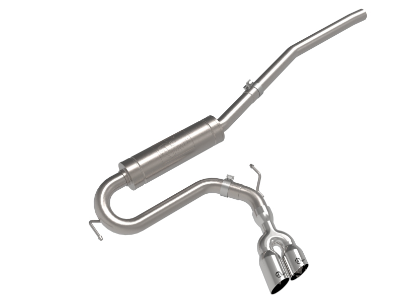 Ford Maverick Performance Exhaust - aFe - Rebel Series Cat Back - Polished - `22-`23