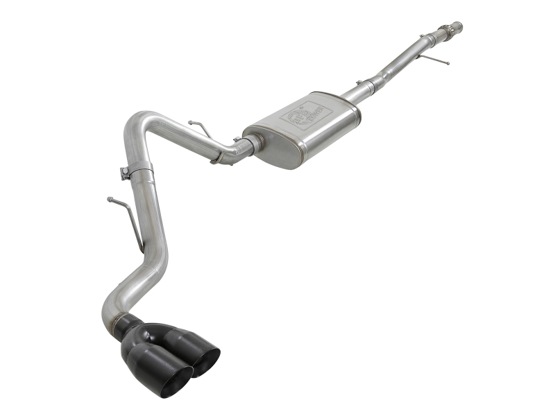 Chevrolet Silverado 1500 Performance Exhaust - aFe - Vulcan Series Cat Back - Black - `19-`25