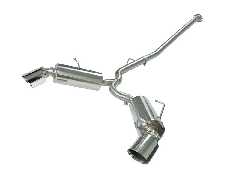 Scion FR-S Performance Exhaust - aFe - Cat Back, 2.5in 304 Stainless Steel, Dual 4-1/2in Polished Tips - `13-`16 Scion FR-S Performance Exhaust - aFe - Cat Back, 2.5in 304 Stainless Steel, Dual 4-1/2in Polished Tips - `13-`16