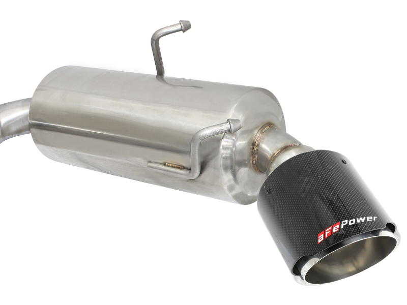 Scion FRS Performance Exhaust - Rear - aFe - Axle Back, Dual Tips, 304SS - Carbon Fiber - `13-`15