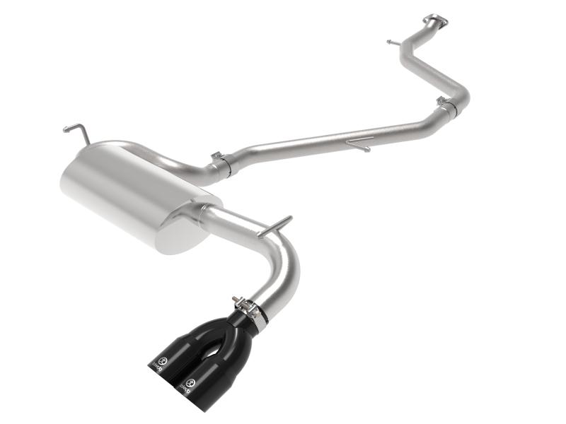Toyota C-HR Performance Exhaust - aFe - Cat Back Takeda 304 Stainless Steel - Black - `18-`22