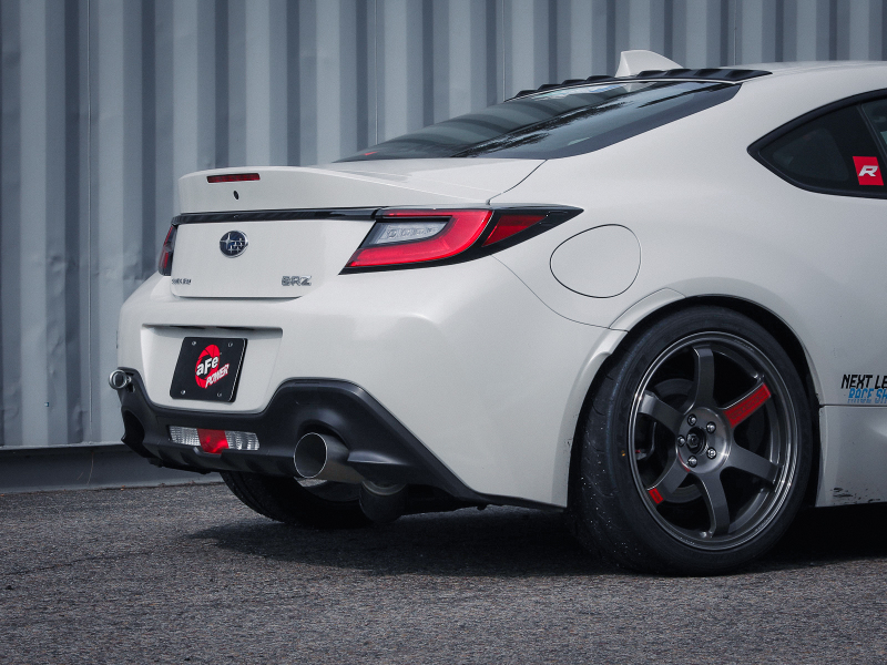 Subaru BRZ Performance Exhaust - aFe - Takeda 3in 304 SS Cat-Back - Brushed - `13-`25