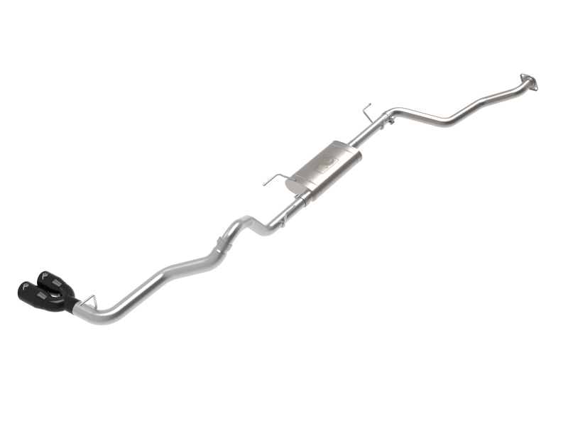 Toyota Tacoma Performance Exhaust - aFe - Vulcan Series 2.5-3in 304 SS Steel Cat-Back Exhaust - Black - `24-`25 Toyota Tacoma Performance Exhaust - aFe - Vulcan Series 2.5-3in 304 SS Steel Cat-Back Exhaust - Black - `24-`25