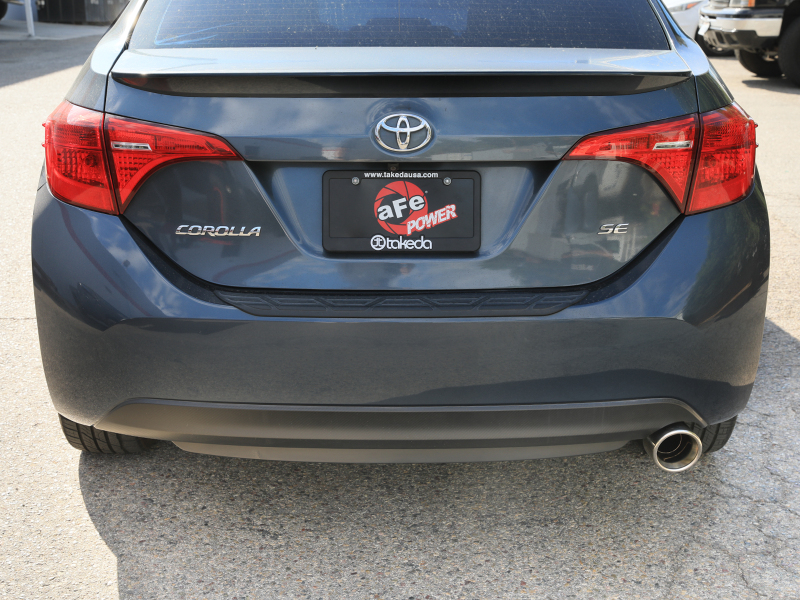 Toyota Corolla Performance Exhaust - aFe - Axle Back, 2.5in 304SS - Polished - `14-`19