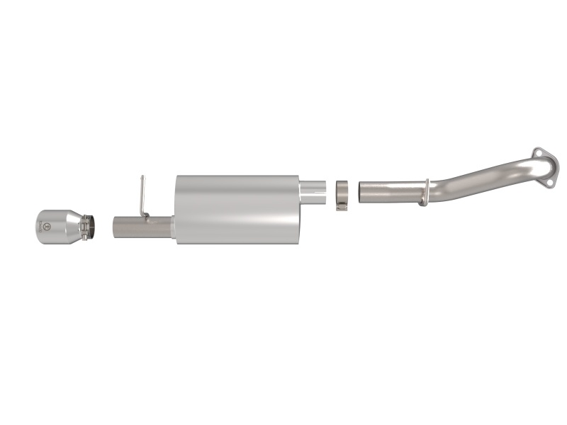 Toyota Corolla Performance Exhaust - aFe - Axle Back, 2.5in 304SS - Polished - `14-`19