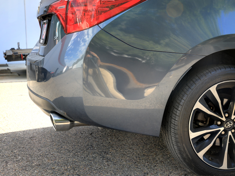 Toyota Corolla Performance Exhaust - aFe - Axle Back, 2.5in 304SS - Polished - `14-`19