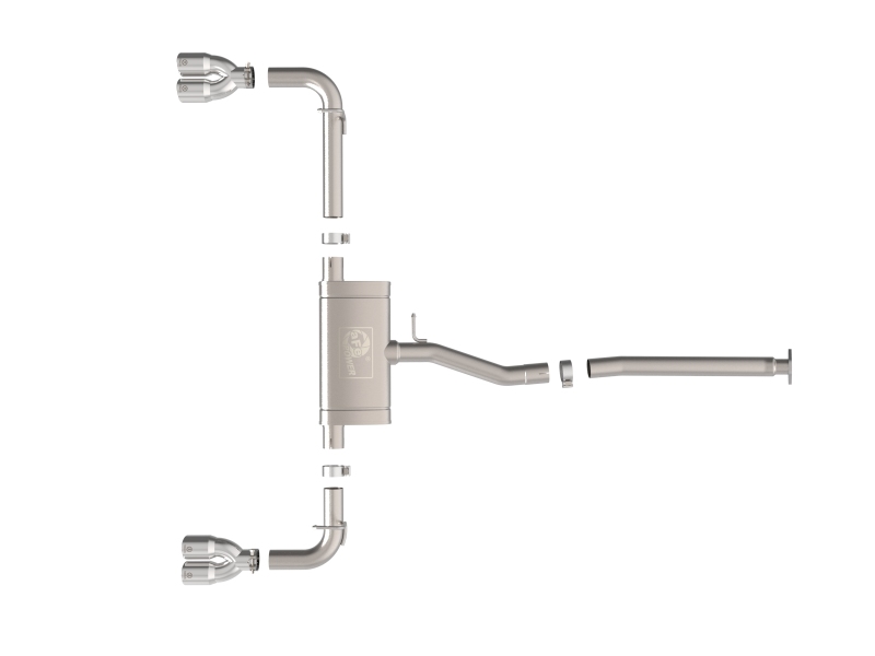 Lexus NX250 Performance Exhaust - aFe - SS-304 Cat-Back with Polished Tips - `22-`25