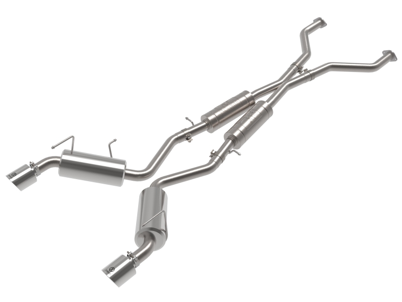 Nissan 370Z Performance Exhaust - aFe - Cat Back Exhaust with Resonator - Polished - `09-`20 Nissan 370Z Performance Exhaust - aFe - Cat Back Exhaust with Resonator - Polished - `09-`20