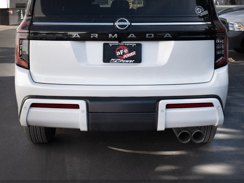 Nissan Armada Performance Exhaust - aFe - Vulcan Series Cat Back - Black - `25-`26