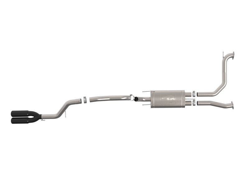 Nissan Armada Performance Exhaust - aFe - Vulcan Series Cat Back - Black - `25-`26