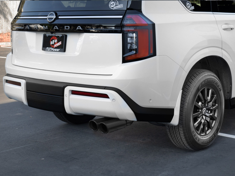 Nissan Armada Performance Exhaust - aFe - Vulcan Series Cat Back - Black - `25-`26