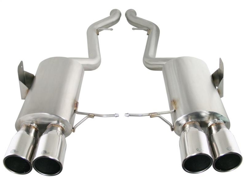 BMW M3 Performance Exhaust - aFe - Cat Back, MACHForce XP, Quad Tips - Polished - `08-`13