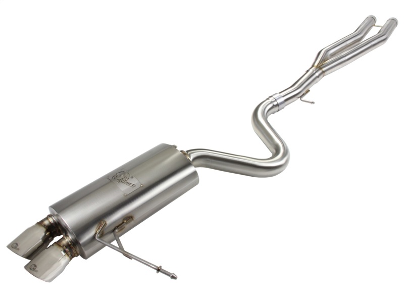 BMW 335i Performance Exhaust - aFe - Cat Back, MACH Force XP, Stainless Steel, Dual Polished Tips - Polished - `07-`13