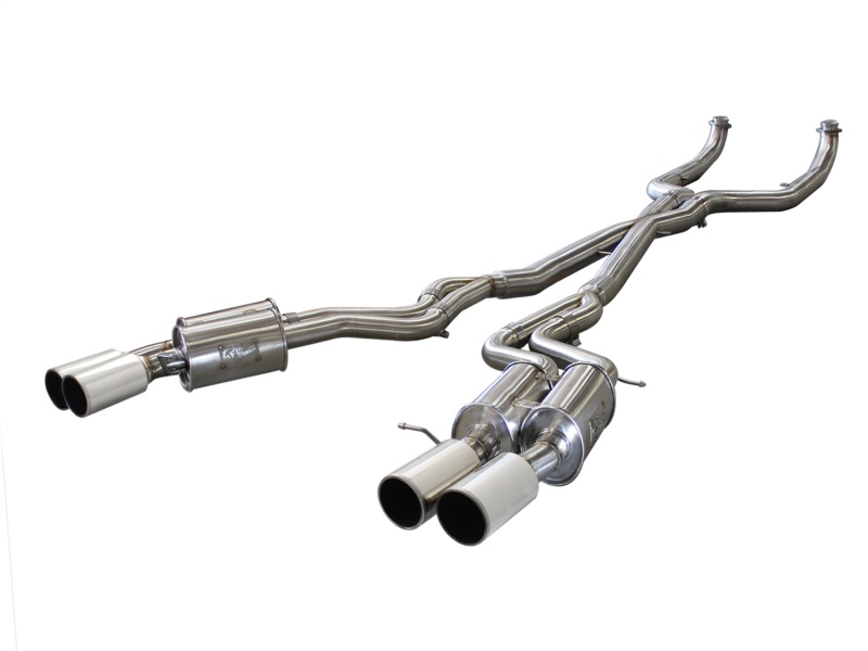 BMW M5 Performance Exhaust - aFe - MACHForce XP 304SS Cat-Back w/ Polished Tips - Polished - `12-`13