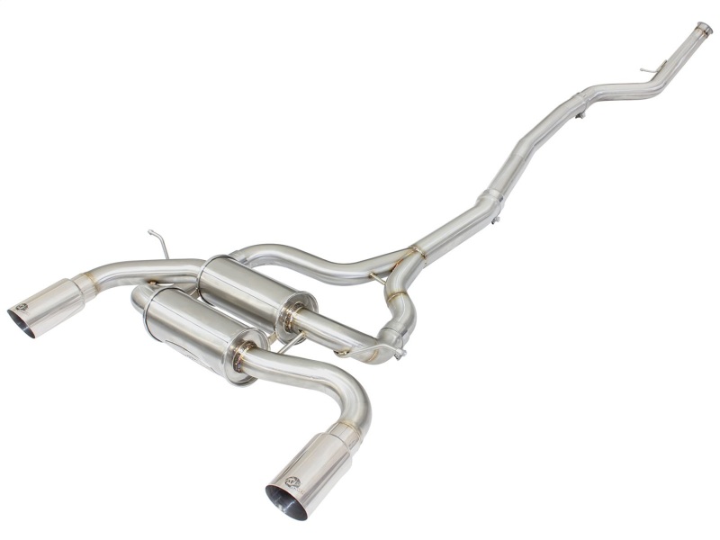 BMW 435i Performance Exhaust - aFe - MACH Force-XP Cat Back - Polish - `14-`16