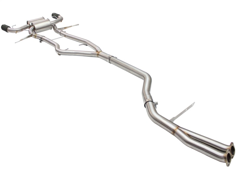 BMW 335i Performance Exhaust - aFe - Cat Back, Mach Force XP - Black - `11-`13
