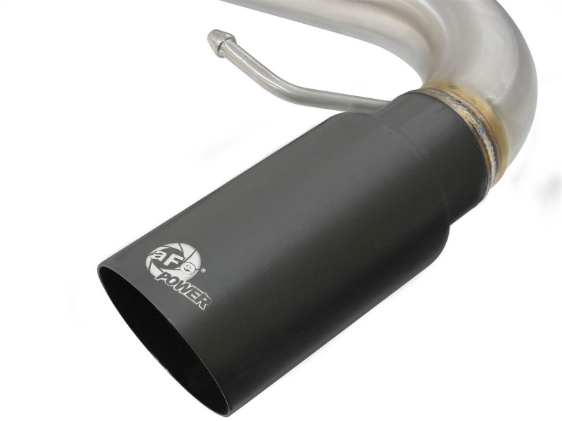 BMW 335i Performance Exhaust - aFe - Cat Back, Mach Force XP - Black - `11-`13