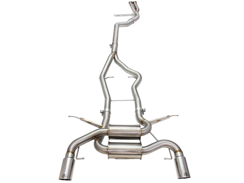 BMW 335i Performance Exhaust - aFe - Cat Back, MACH Force XP, Dual 3.5 in. Polished Tips - Polish - `11-`13