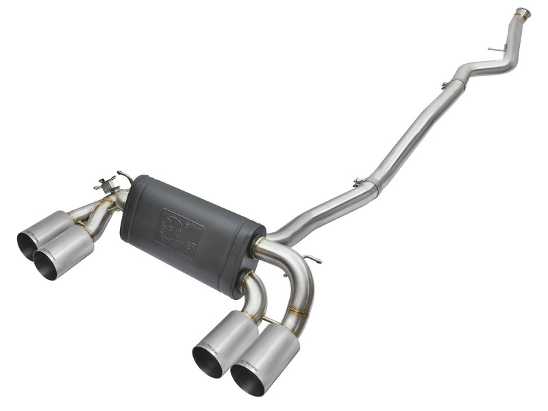 BMW M2 Performance Exhaust - aFe - MACH Force-Xp Cat-Back - Polished - `16-`18