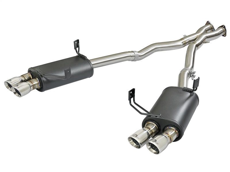 BMW Z4 Performance Exhaust - Rear - aFe - MACH Force-Xp Cat Back - Polished - `05-`08