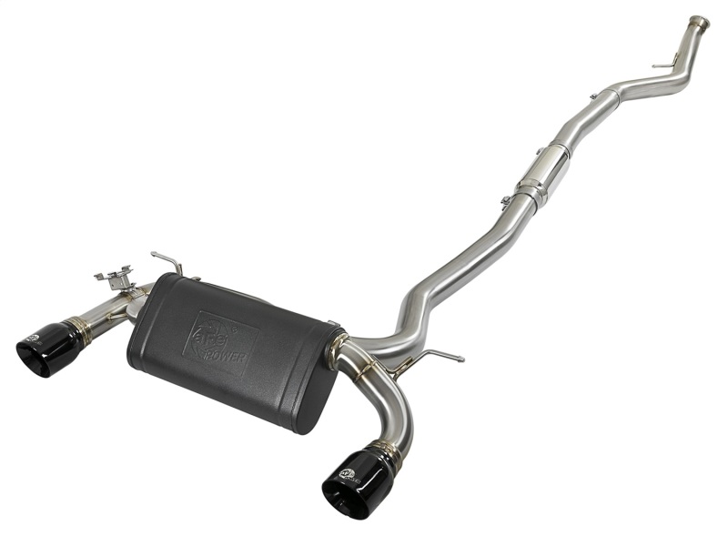 BMW 435i Performance Exhaust - aFe - MACH Force-Xp Cat-Back - Black - `14-`16