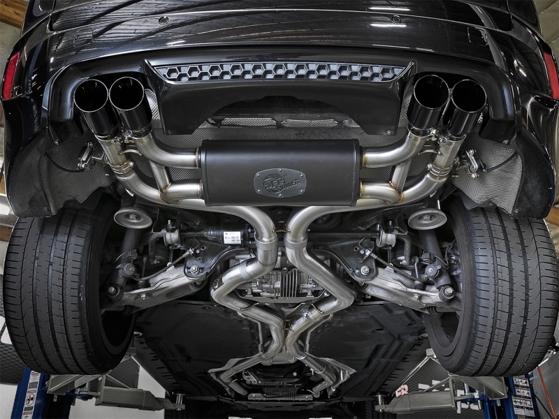 BMW X6 Performance Exhaust - aFe - MACH Force-XP 3.5in. 304 SS Cat-Back - Black - `15-`19