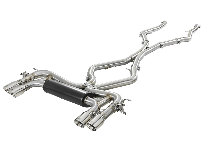 BMW X6 Performance Exhaust - aFe - MACH Force-XP Cat-Back - Polished - `15-`19