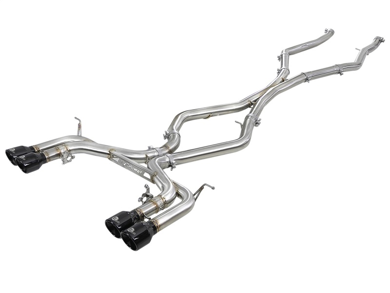 BMW X6 Performance Exhaust - aFe - Cat Back, MACH Force-Xp 3.5in. 304 SS - Black - `15-`19