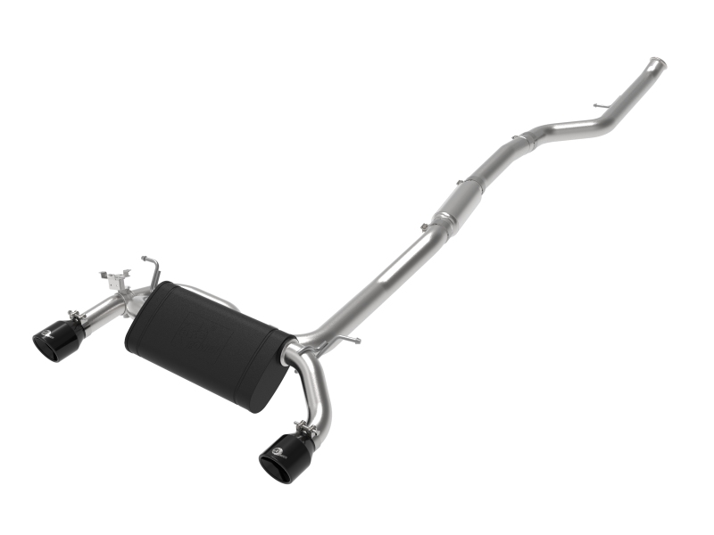 BMW M235i Performance Exhaust - aFe - Cat Back, MACH Force-XP - Black - `14-`16