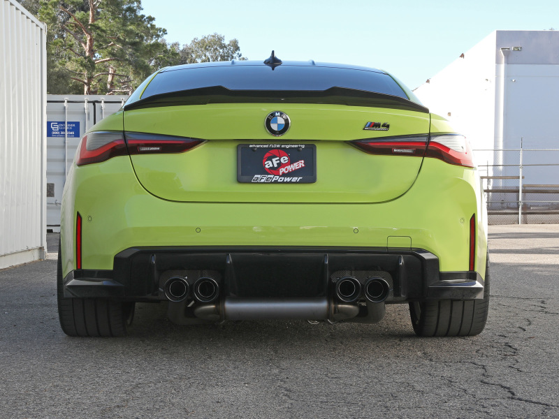 BMW M3 Performance Exhaust - aFe - MACHForce XP Cat-Back - Black - `21-`25