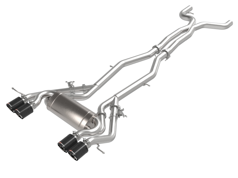 BMW M3 Performance Exhaust - aFe - MACHForce XP Cat-Back - Carbon - `21-`25